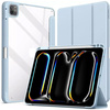Etui pokrowiec Hard Crystal Pencil do iPad Pro 13 Gen 5 A2925 A2926 A3007, niebieskie