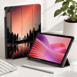 Etui Graficzne do Lenovo Tab 10.1 2025 z klapką - ochronne z podstawką