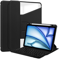 Etui z klawiaturą 360 do iPad Air 13 M4/ M3/ M2 2026/ 25/ 24 ochronne czarne