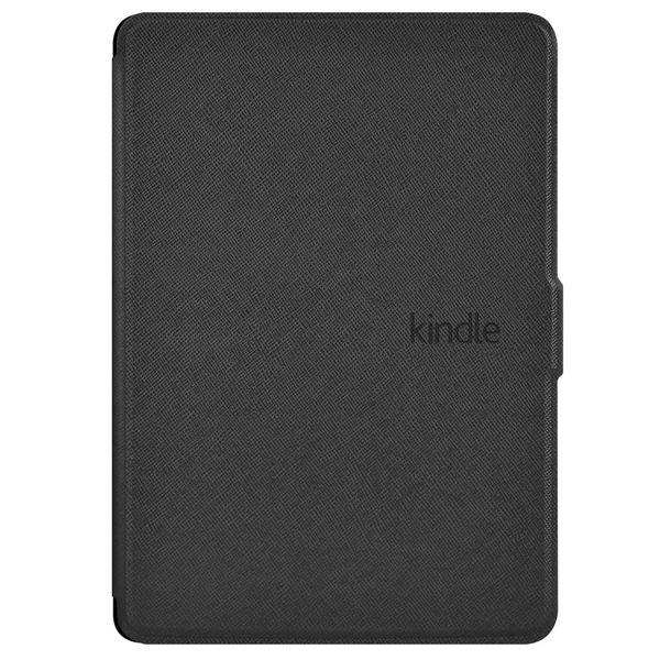 Etui do Kindle Paperwhite 1 2 3, czarne - ochronne z podstawką, dostęp do portów i przycisków