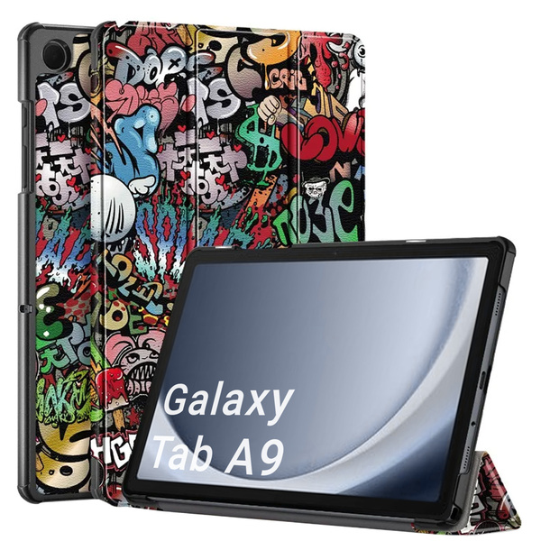 Etui Graficzne do Samsung Galaxy Tab A9 8 / Galaxy Tab A9 X110 - ochronne z podstawką