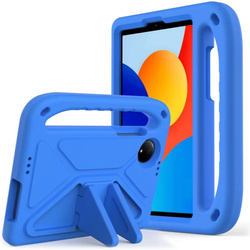 Etui FunColor do Redmi Pad SE 8.7 2024, niebieskie - ochronne z podstawką, dostęp do portów i przycisków