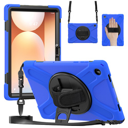 Etui do Samsung Galaxy Tab A9 Plus - Pancerne z uchwytem i paskiem