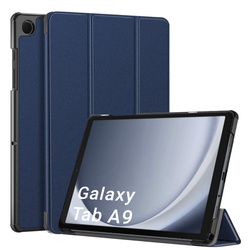 Etui Smart do Samsung Galaxy Tab A9 8.7 / Galaxy Tab A9 X110, granatowe - ochronne z podstawką