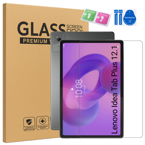 Szkło hartowane do Lenovo Idea Tab Plus 12.1 2025 - ochrona ekranu 9H, pełne pokrycie, oleofobowe