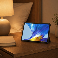 Etui Smart do Huawei MediaPad M5 Lite 10 z klapką i podstawką - czarne