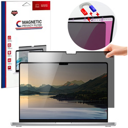 Filtr magnetyczny prywatyzujący do Apple MacBook Air 13 M2 / M3 / M4