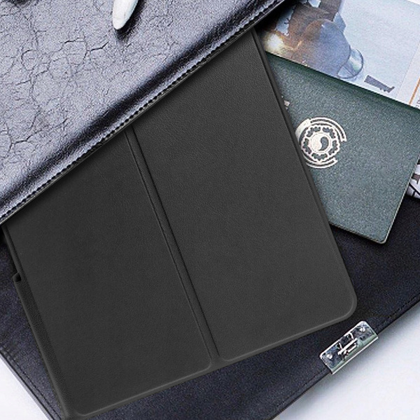 Etui Smart z klapką do Lenovo Tab Plus 11, czarne - ochronne z podstawką