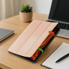 Etui Smart z klapką do Lenovo Tab K11 Plus 11.45 / Lenovo K11 Plus, różowe złoto - ochronne z podstawką