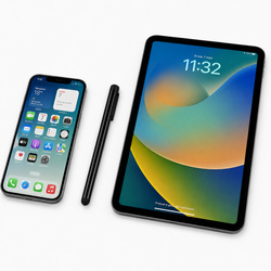 Precyzyjny rysik stylus pen do tabletu telefonu, uniwersalny, czarny