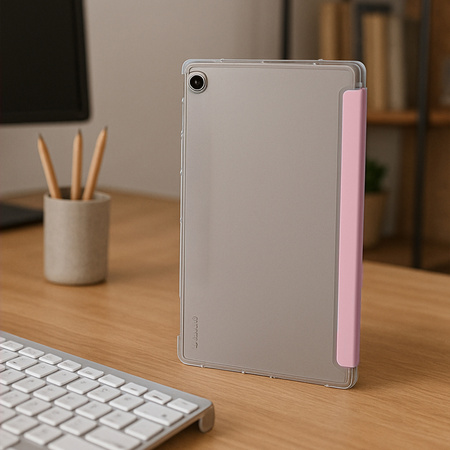 Etui Clear Trifold Galaxy Tab S6 Lite 22/24 - Pink