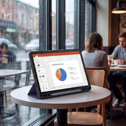 Etui z uchwytem na rysik do Lenovo Idea Tab 11 TB336FU TB336ZU ZAFR0378PL, granatowe