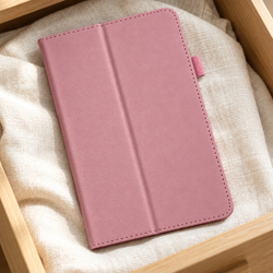 Etui Slim z klapką do Galaxy Tab A11 X135/ X133 A9 SM-X115/ X110 - różowe