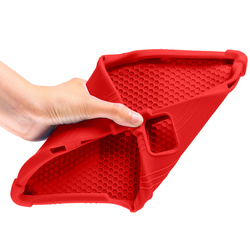 Etui Pancerne Armor Case do T-Mobile T Tablet 5G 10.36, czerwone - ochronne z podstawką