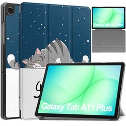 Etui Graphic Galaxy Tab A11+ / A9+ - Night Cat