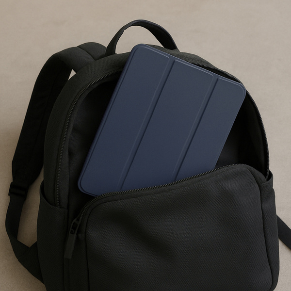 Etui Smart z magnetyczną z klapką do Xiaomi Redmi Pad SE 8.7 2024, granatowe - ochronne z podstawką