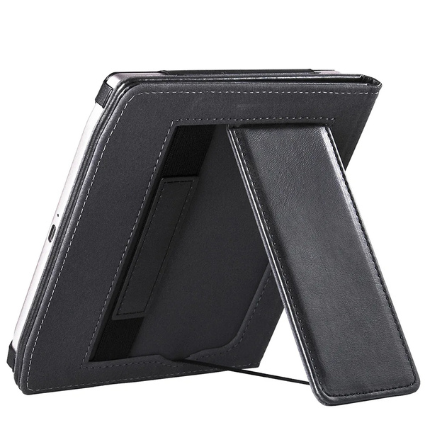 Etui Strap z uchwytem do PocketBook Verse / Verse Pro 629 634, granatowe - ochronne z podstawką