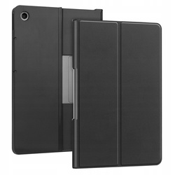 Etui Smart z klapką do Lenovo Tab Plus 11, czarne - ochronne z podstawką