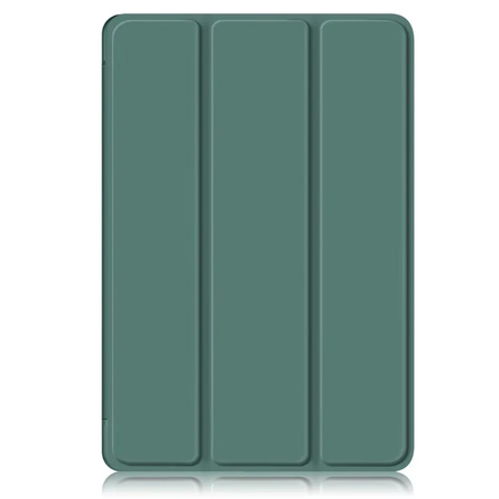 Etui z klapką Clear do Lenovo Tab K11 Plus 11.45 / Lenovo K11 Plus, zielone - ochronne z podstawką