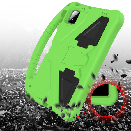 Etui FunColor do Xiaomi Pad 7 / Pad 7 PRO 11.2 podstawka uchwyt pancerne, zielone