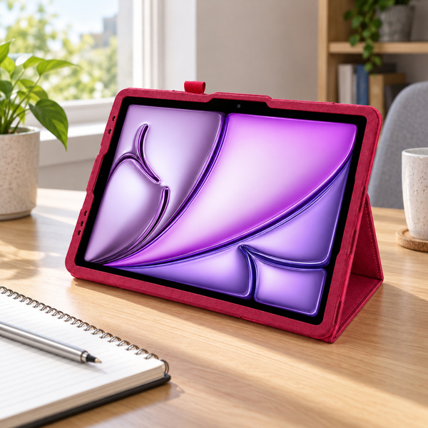 Etui do Apple iPad Air 11 M4 M3 M2 2026/ 25/ 24 gen. 8/7 z klapką - różowe