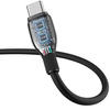 Kabel Baseus Pudding Series USB-C 100W 1,2m, czarny