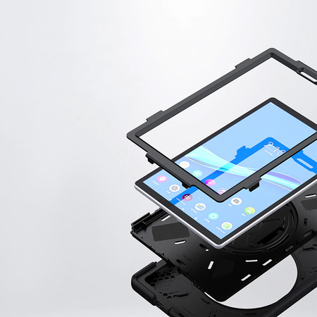 Pancerne etui z paskiem do Lenovo Tab M11 TB330FU 10.95" (Czarne)