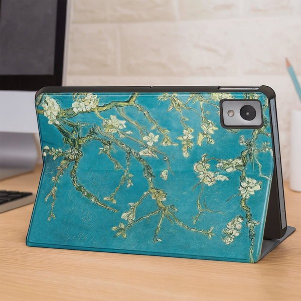 Etui Graficzne z klapką do Lenovo Tab K11 Plus 11.45 / Lenovo K11 Plus - ochronne z podstawką