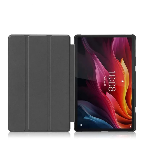 Etui Smart z klapką do Lenovo Tab K11 Plus 11.45 / Lenovo K11 Plus, czarne - ochronne z podstawką