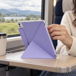 Etui Origami do Apple iPad Air 13 M4 M3 M2 2026/25/24 gen 8/7/6 - fioletowe