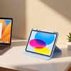 Etui Obrotowe Pencil do iPad 10.9 2022 Gen. 10 / 11 2025 A16 Gen. 11 Wake, niebieskie - ochronne z podstawką