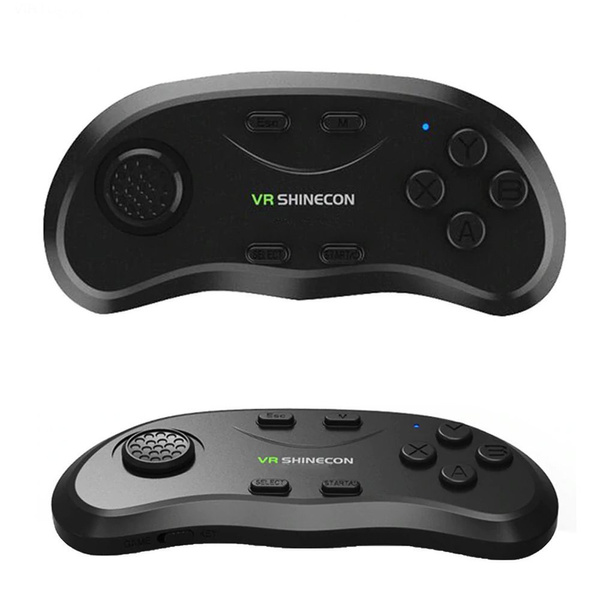 Okulary VR 3D do wirtualnej rzeczywistości gogle Shinecon G04BS + słuchawki + Pad Bluetooth - do smartfona
