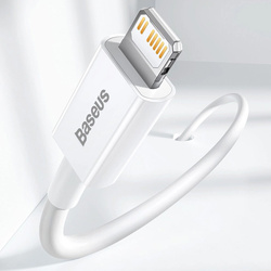 Kabel Baseus Superior Series USB-C / Lightning PD 20W 1 m, biały