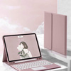 Etui z klawiaturą do iPad Pro 11 Gen 5 M4 2024 / A2836 A2837 A300, różowe - ochronne z podstawką