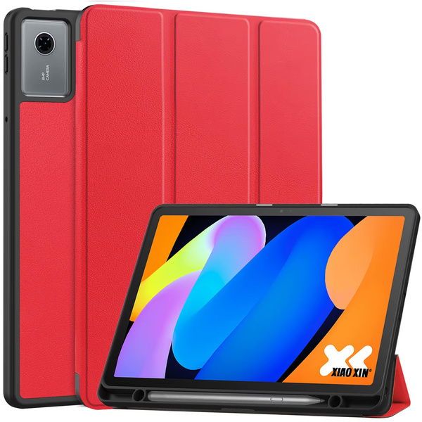 Etui z uchwytem na rysik do Lenovo Idea Tab 11 TB336FU TB336ZU ZAFR0378PL, czerwone