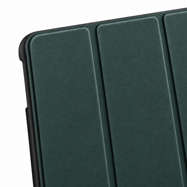 Etui Smart do Lenovo Yoga Tab Plus 12.7 2025 z klapką i podstawką - zielone