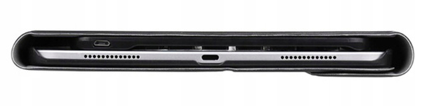 Etui z klawiaturą touch do Lenovo Tab 10.1 2025, czarne - ochronne z podstawką