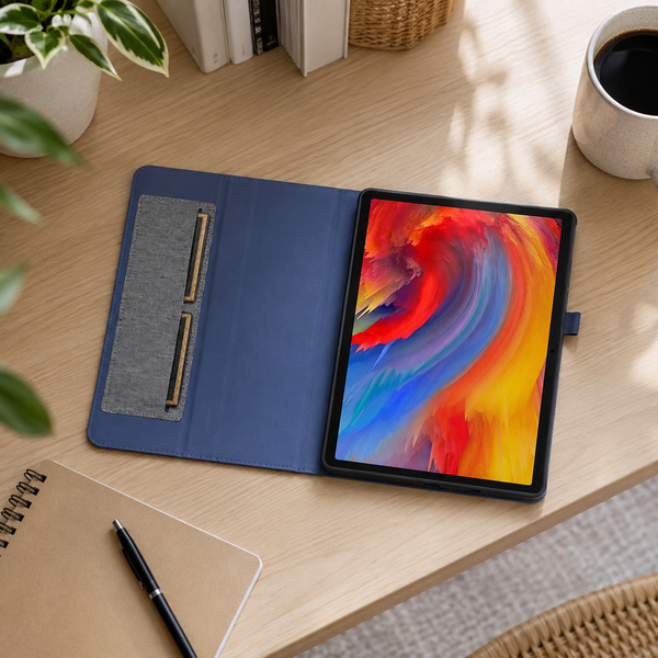 Etui Slim do Lenovo Idea Tab 11" TB336FU TB336ZU ZAFR0378PL z klapką - niebieskie