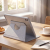 Etui Obrotowe Pencil do iPad 10.9 2022 Gen. 10 / 11 2025 A16 Gen. 11 Wake, szare - ochronne z podstawką