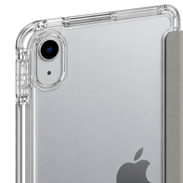	Etui Crystal do Apple iPad 10.9 10 2022 / iPad 11 A16 2025 Gen 10 11, szare - ochronne z podstawką