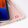 Etui Smart z uchwytem rysik do Samsung Galaxy Tab S9 / S9 S10, różowe - ochronne z podstawką