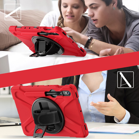 Etui Shockproof Galaxy Tab S9 FE/S9/S10 FE-Red