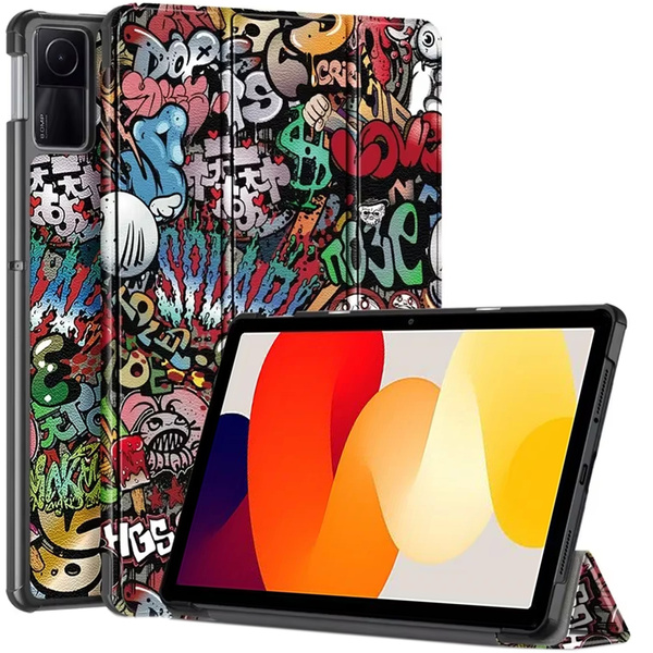Etui Graficzne z klapką do Xiaomi Redmi Pad SE 2023 11 / Redmi Pad - ochronne z podstawką