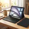 Etui z klawiaturą do iPad Air 11 M3 2025 / Air 11 M2 2024 Gen 7, czarne - ochronne z podstawką