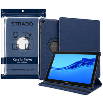 Etui z klapką do Huawei MediaPad T5 10 10.1 obrotowa podstawka ochronne