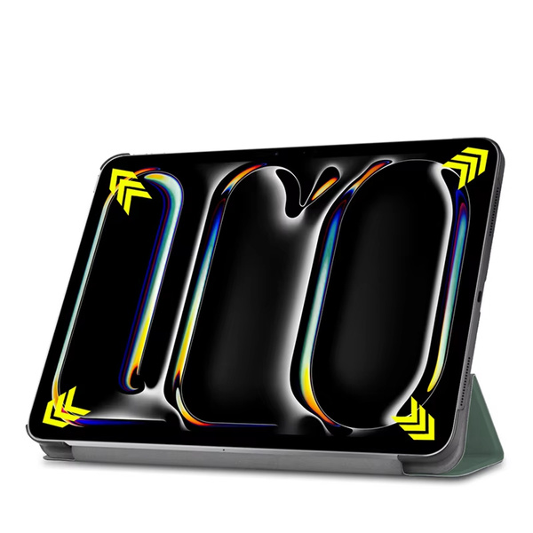 Etui Smart Case obudowa do iPad Pro 11 Gen 5 A2836 A2837 A3006 / Gen. 5 A2836, zielone - ochronne