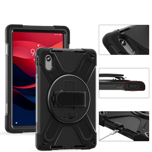 Etui pancerne Armor do Idea Tab 11 / Lenovo Idea Tab - ochronne z podstawką, dostęp do portów i przycisków