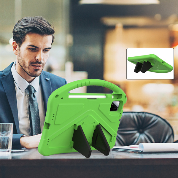 Etui FunColor do Xiaomi Pad 7 / Pad 7 Pro 11.2 pancerne / Xiaomi Pad 7 Pro, zielone - ochronne z podstawką