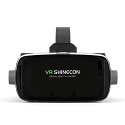 Okulary 3D VR Shinecon G07E słuchawki BT do smartfona gogle opaska Pilot