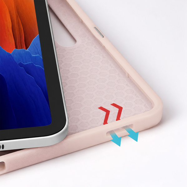 Etui Smart z uchwytem na rysik do Samsung Galaxy Tab S9 / S9 S10, różowe - ochronne z podstawką